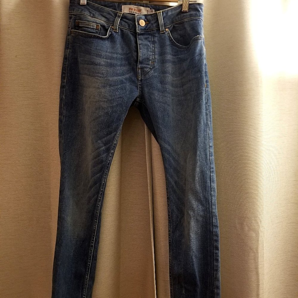 Topman Spray On Skinny Jeans
